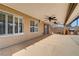 Covered patio with pool and built-in grill at 7969 Gorgas Ct, Las Vegas, NV 89129