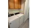 Updated laundry room with washer and dryer included at 10290 Gilmore Canyon Ct # 103, Las Vegas, NV 89129