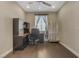 Office with hardwood floors, ceiling fan and built-in desk at 1189 Hillside Peak St, Henderson, NV 89002
