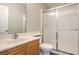 Bathroom includes shower, toilet and vanity at 1800 Edmond St # 124, Las Vegas, NV 89146