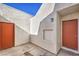 Private patio with two separate entrances at 1800 Edmond St # 124, Las Vegas, NV 89146