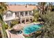 Luxury home with a large pool and spacious backyard, offering stunning views at 1975 Alcova Ridge Dr, Las Vegas, NV 89135