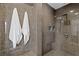 Large walk-in shower with built-in bench at 1975 Alcova Ridge Dr, Las Vegas, NV 89135