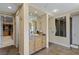 Bathroom with vanity and walk-in shower at 1975 Alcova Ridge Dr, Las Vegas, NV 89135