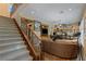 Spacious game room, includes a large sectional sofa and built-in shelving at 1975 Alcova Ridge Dr, Las Vegas, NV 89135