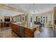 Island kitchen with granite countertops and breakfast bar at 1975 Alcova Ridge Dr, Las Vegas, NV 89135
