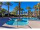 Relaxing freeform community pool with a spa at 1975 Alcova Ridge Dr, Las Vegas, NV 89135
