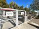 The dog park is divided into a small and large area for dogs of all sizes at 395 Suzanne Peak Ct, Henderson, NV 89012