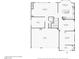 The first floor of the floor plan features a living room, kitchen, and garage at 395 Suzanne Peak Ct, Henderson, NV 89012