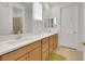 Double vanity bathroom with ample counter space and a separate shower at 2261 Cold Canyon Ave, North Las Vegas, NV 89086