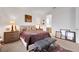 Spacious main bedroom with ample natural light and en-suite bathroom at 2261 Cold Canyon Ave, North Las Vegas, NV 89086