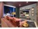 Modern living room featuring comfortable seating and a floor to ceiling window with a stunning city view at 3726 Las Vegas Blvd # 1101, Las Vegas, NV 89158