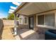 Covered patio offers an outdoor living space with access to the home's interior at 523 Painted Cloud Pl, Las Vegas, NV 89144