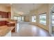 Bright dining area with view of backyard and kitchen access at 6412 Moss Agate Dr, Las Vegas, NV 89131