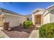 Inviting entryway with landscaping and walkway at 6412 Moss Agate Dr, Las Vegas, NV 89131