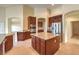 Large kitchen with granite counters and double ovens at 6412 Moss Agate Dr, Las Vegas, NV 89131
