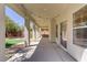 Extended covered patio is ideal for outdoor gatherings, beautifully xeriscaped backyard at 8005 Egypt Meadows Ave, Las Vegas, NV 89178