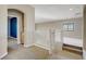 Upstairs hallway boasting carpet floors, recessed lighting, and views into adjacent rooms at 8005 Egypt Meadows Ave, Las Vegas, NV 89178