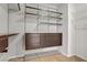 Custom walk-in closet with ample shelving and drawers for organized storage at 8005 Egypt Meadows Ave, Las Vegas, NV 89178