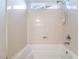 Clean bathroom with a shower/tub combo and window at 126 Cricklewood Ave, Henderson, NV 89002