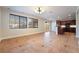 Spacious dining room with tile floors and kitchen access at 126 Cricklewood Ave, Henderson, NV 89002