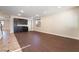 Spacious dining room with hardwood floors and a view of the kitchen at 126 Cricklewood Ave, Henderson, NV 89002