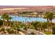 Lakefront community with upscale homes and scenic mountain backdrop at 176 Kimberlite Dr, Henderson, NV 89011
