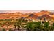 Stunning aerial view of upscale homes nestled in the mountains at 176 Kimberlite Dr, Henderson, NV 89011