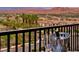 Balcony offering beautiful sunset and mountain views at 176 Kimberlite Dr, Henderson, NV 89011