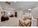 Spacious living area with a fireplace and comfortable seating at 176 Kimberlite Dr, Henderson, NV 89011