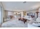 Open concept living area with kitchen and dining space at 176 Kimberlite Dr, Henderson, NV 89011