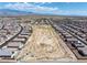 Full aerial view of a desert community featuring walking trails at 3543 E Wallowa Dr, Pahrump, NV 89061