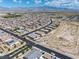 Panoramic aerial view of a community offering attractive desert landscape at 3543 E Wallowa Dr, Pahrump, NV 89061