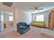 Bright loft with seating area and access to a bedroom at 3634 Tripoli Cove Ave, Las Vegas, NV 89106