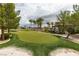 Scenic putting green area with manicured lawns, perfect for golf enthusiasts and outdoor recreation at 5805 Hannah Brook St, North Las Vegas, NV 89081
