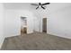 Bedroom with ceiling fan and ample closet space at 636 Yacht Harbor Dr # 203, Las Vegas, NV 89145