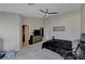 Spacious bedroom with king-size bed and plenty of closet space at 8870 S Tenaya Way, Las Vegas, NV 89113