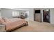 Spacious main bedroom with king-size bed and walk-in closet at 8870 S Tenaya Way, Las Vegas, NV 89113