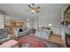 Inviting living room with open floor plan and abundant natural light throughout at 9843 Wonderful Day Dr, Las Vegas, NV 89148