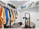 Spacious walk-in closet with ample hanging space and shelving for optimal organization at , Las Vegas, NV 89117