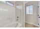 Bright bathroom showcasing a tiled shower-over-tub at 1106 Emerald Stone Ave, North Las Vegas, NV 89081