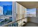 Balcony featuring a view of the buildings of Las Vegas at 135 E Harmon Ave # 817, Las Vegas, NV 89109