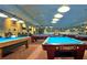 Game room featuring multiple billiard tables at 2127 Sawtooth Mountain Dr, Henderson, NV 89044