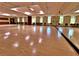 Large dance studio with hardwood floors and mirrors at 2127 Sawtooth Mountain Dr, Henderson, NV 89044