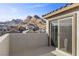 Balcony showcasing gorgeous mountain views, offering a serene outdoor living space at 2384 Ridgeline Wash St, Las Vegas, NV 89138