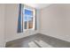 Bedroom with hardwood floor, a large window with decorative curtains allowing natural light at 24 Cerchio Alto, Henderson, NV 89011