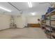 Garage with shelving and overhead storage at 250 Tonalea Ave, Henderson, NV 89015