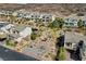 Desert neighborhood with well-maintained homes at 3 Hilltop Crest St, Henderson, NV 89011