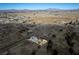 Aerial view of the desert neighborhood, showcasing the landscape and homes at 3101 S Spy Glass Ave, Pahrump, NV 89048