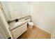 Simple bathroom with granite vanity and tiled floors at 3205 Mystic Ridge Ct, Las Vegas, NV 89129